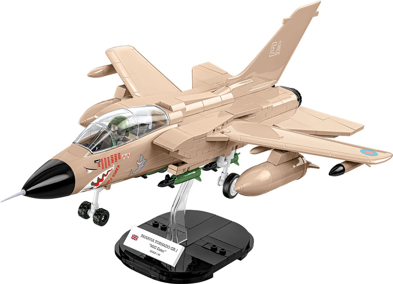 COBI 5854 Panavia Tornado MiG-Eater Modell auf Displayständer