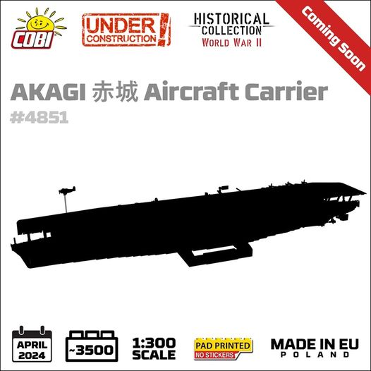 COBI Akagi 4851 Ankündigung