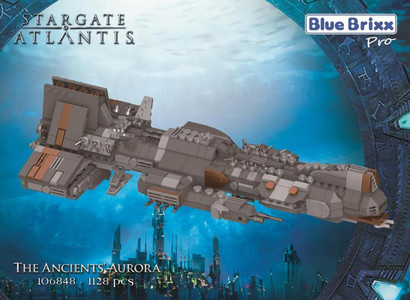 Bluebrixx Stargate Ancients Aurora 106848 Box vorne
