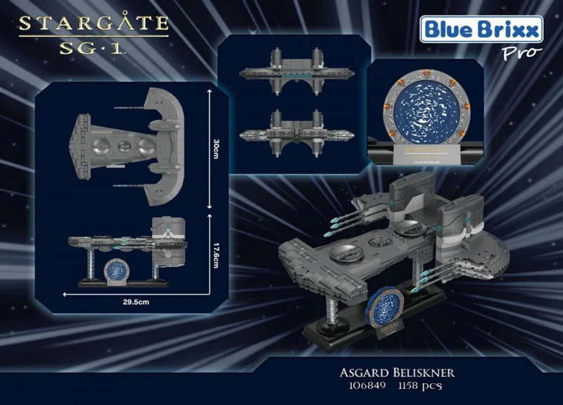 Bluebrixx Stargate Asgard Beliskner 106849 Box hinten