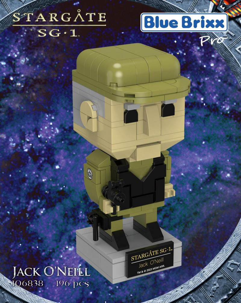 BlueBrixx Stargate Brick Buddies 106838 Jack O Neill Box vorne