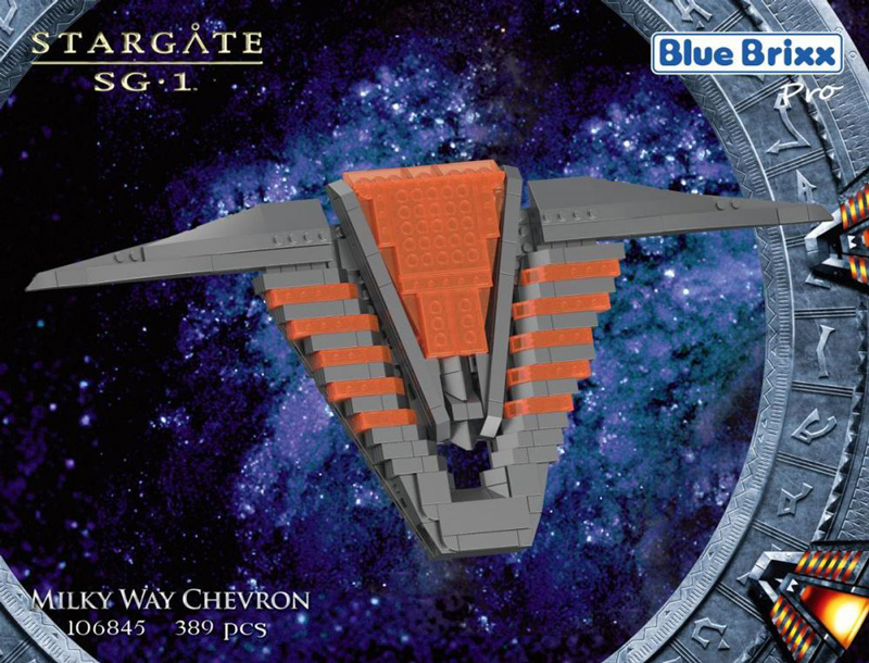 Bluebrixx Stargate Chevron 10645 Box vorne
