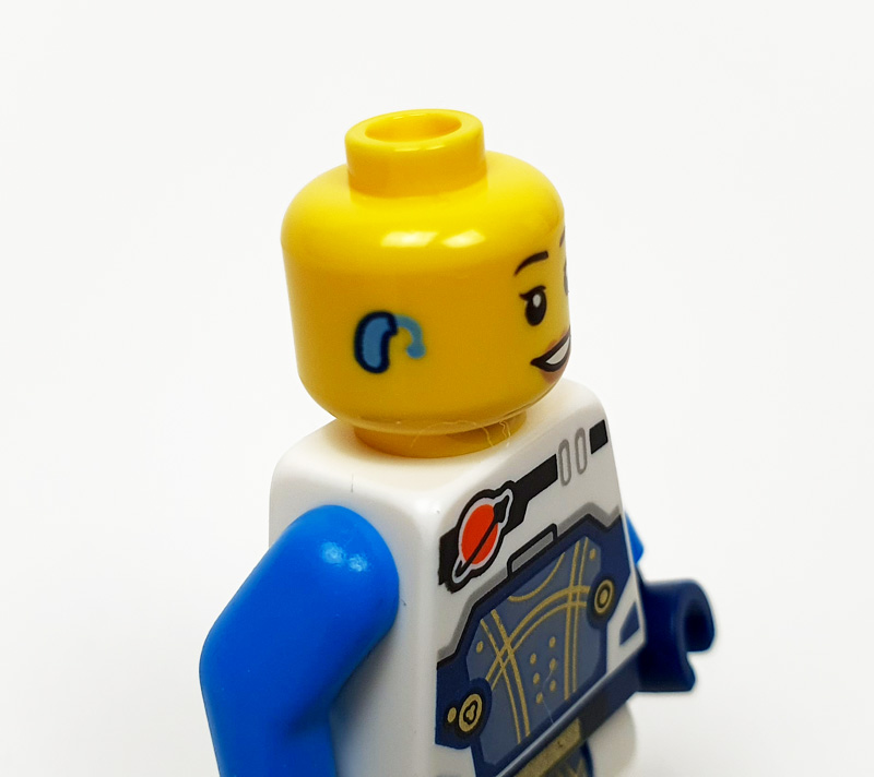 LEGO Weltraum-Hoverbike 30663 Polybag Minifigur ohne Helm Seite
