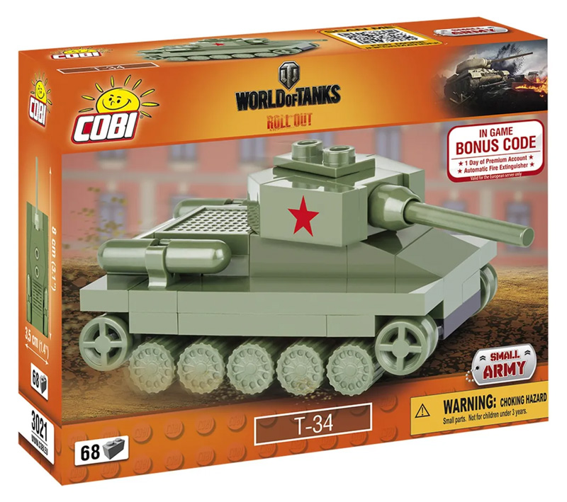 COBI Nano Tank T-34 3021