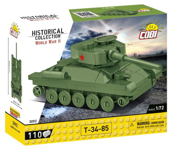 COBI Nano Tank 3092 T-34-85 Box