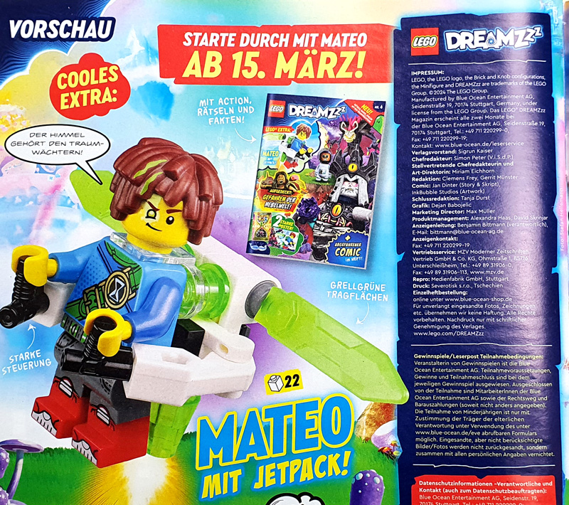 LEGO DreamZzz Magazin 3/2024 Vorschau Ausgabe 4