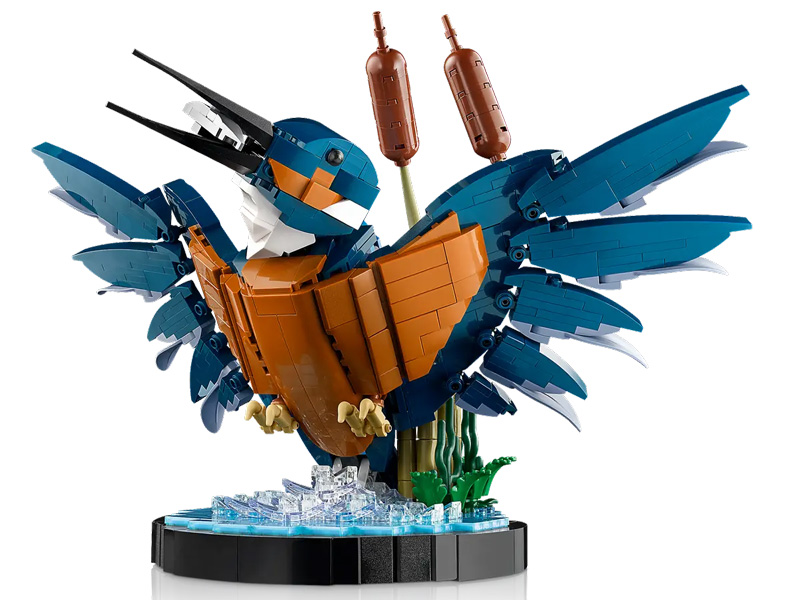 LEGO Eisvogel 10331 Set aufgebaut Front