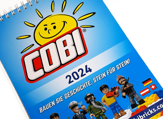 COBI Tischkalender 2024 vorgestellt