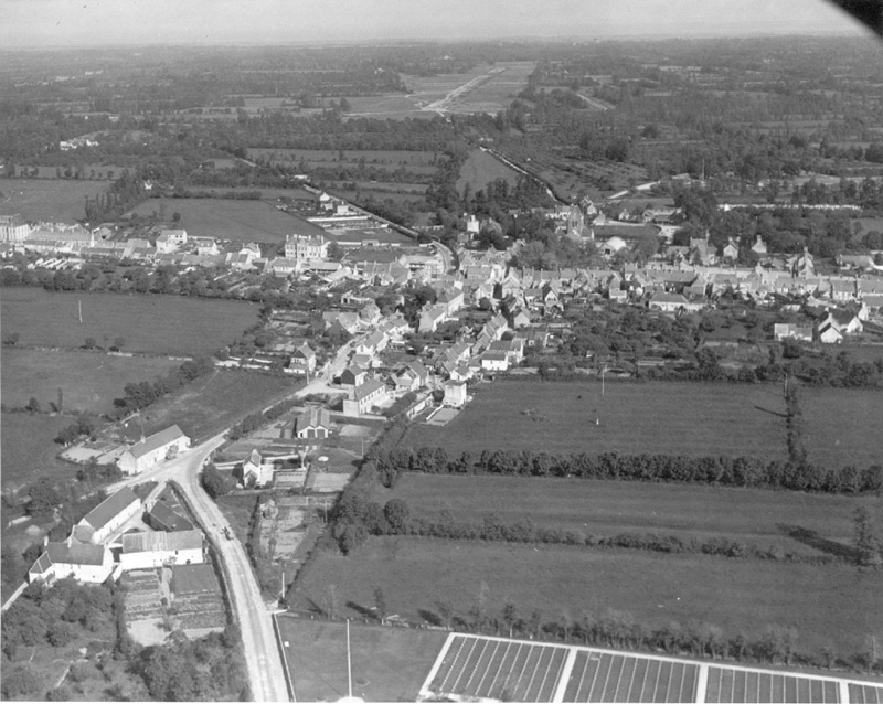COBI 2299 D-Day Kirche Sainte-Mere-Eglise Luftaufnahme Gemeinde Juni 1944