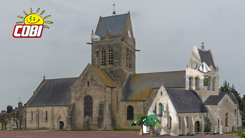 COBI 2299 D-Day Kirche Sainte-Mere-Eglise Titel