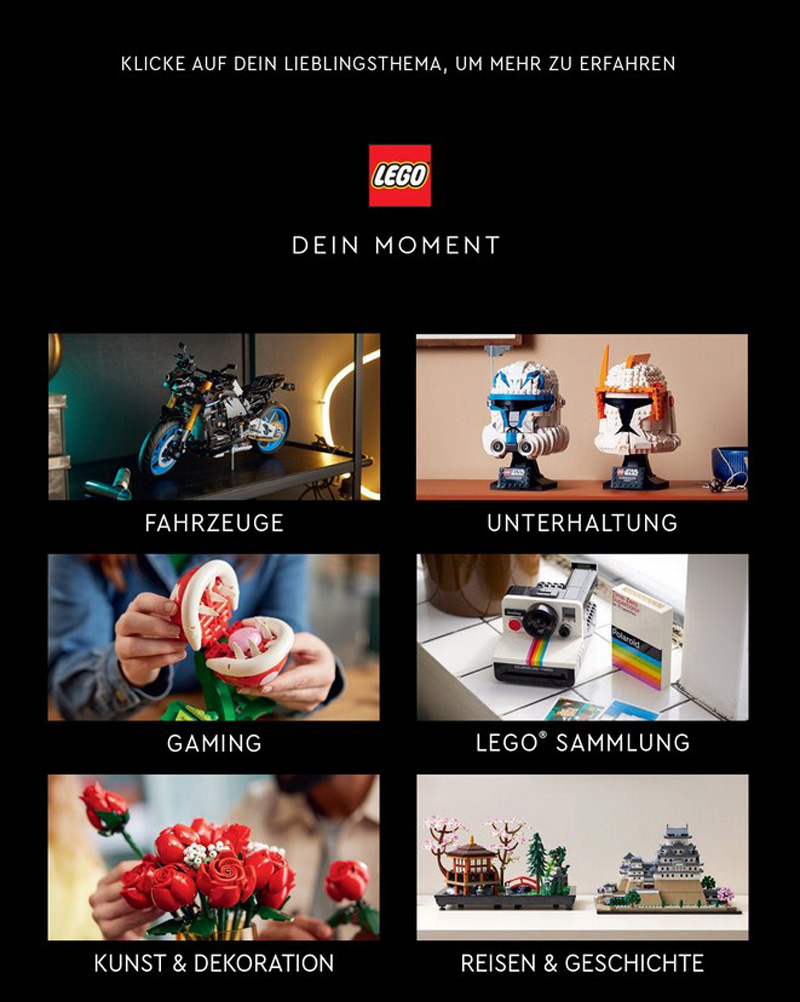 LEGO Katalog 2024 erstes Halbjahr Erwachsene Auswahl