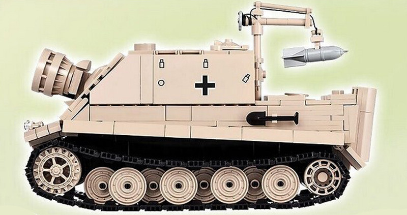 COBI 2513 Sturmtiger Seitenansicht