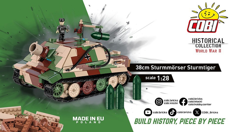 COBI 2585 Sturmmörser 38cm Sturmtiger Ankündigung