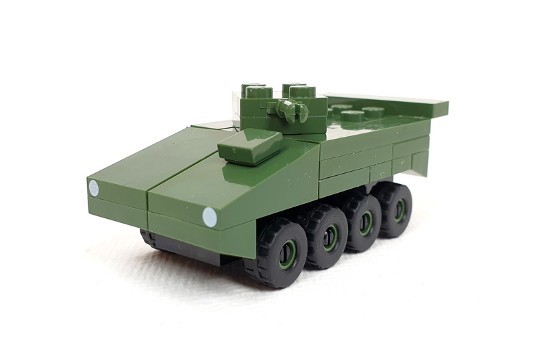 COBI 2241 LAV III APC Nano Tank aufgebaut Frontansicht