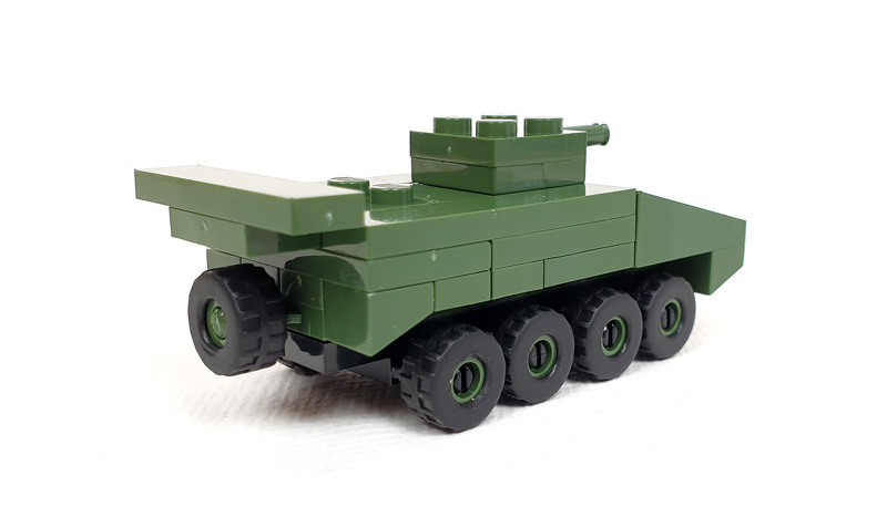 COBI 2241 LAV III APC Nano Tank aufgebaut Rückseite