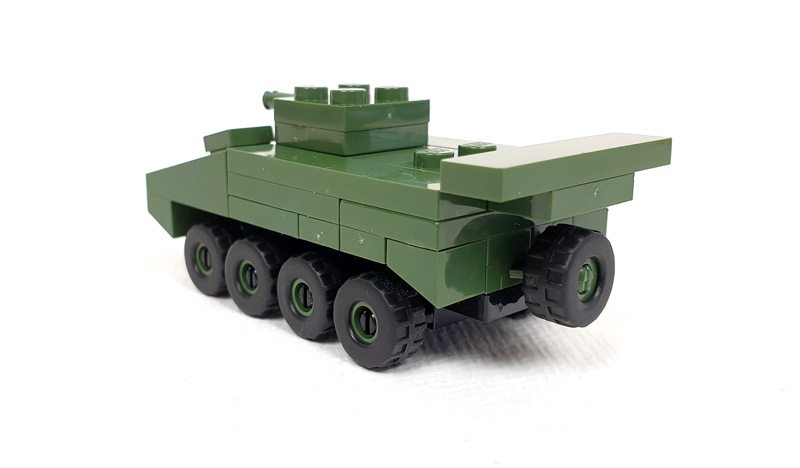 COBI 2241 LAV III APC Nano Tank aufgebaut Rückseite