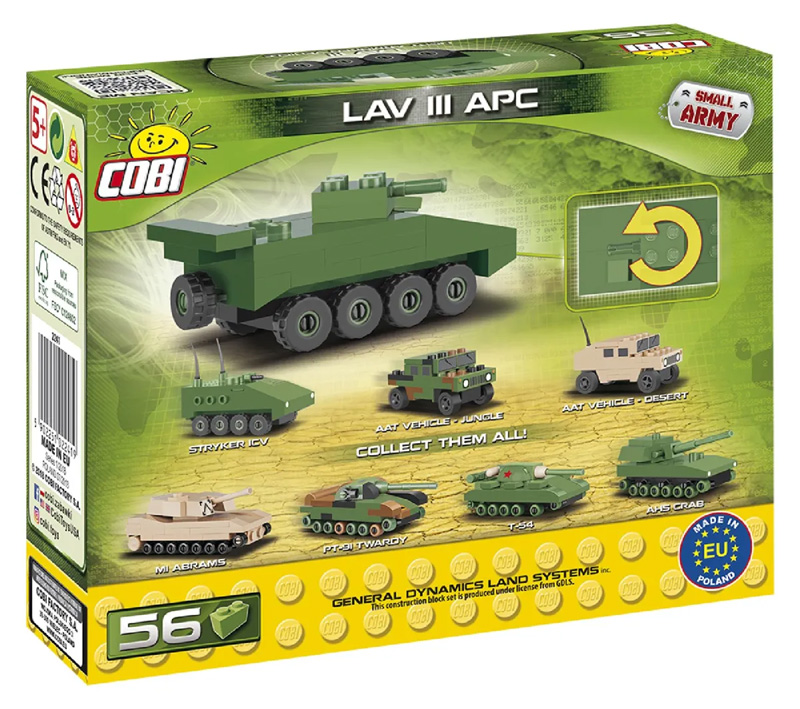 COBI 2241 LAV III APC Nano Tank Box Rückseite
