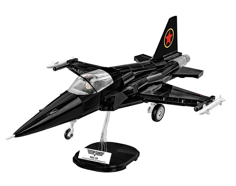 COBI 58 neue Sets 5859 Top Gun Mig-28 Set auf Displayständer