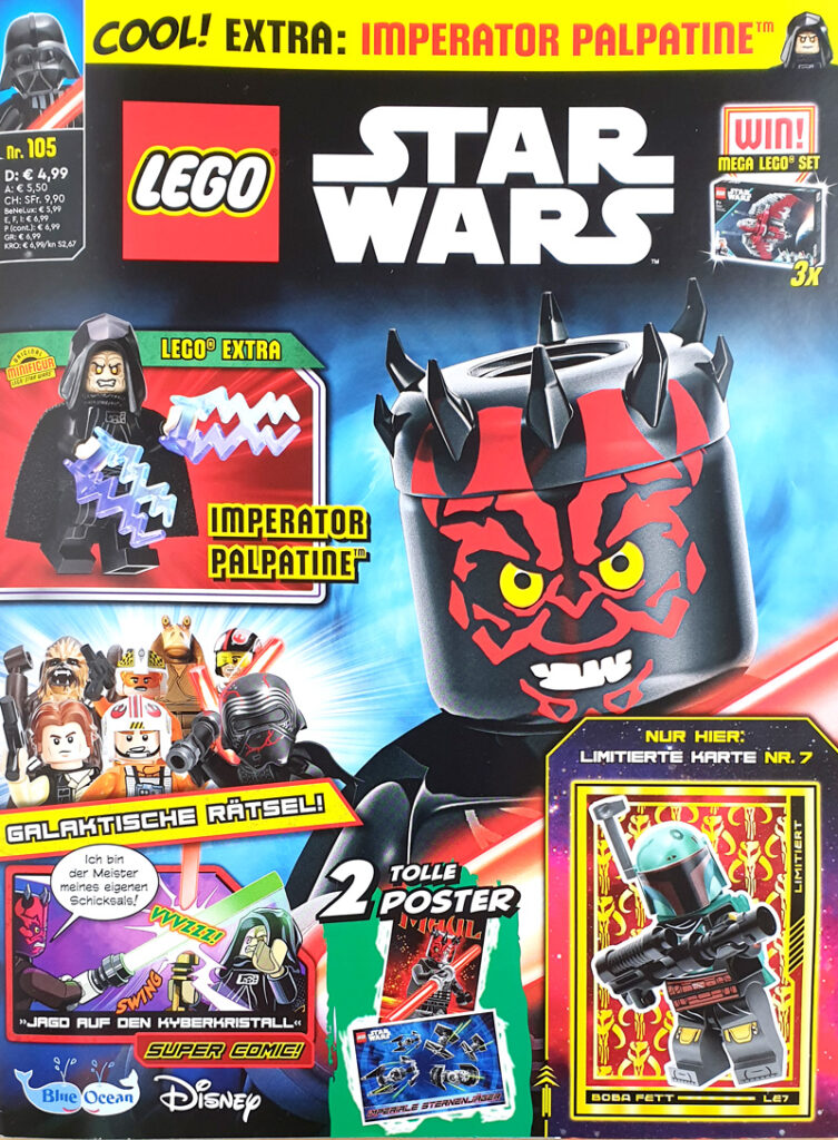 LEGO Star Wars Magazin 105/2024 mit Palpatine Minifigur Heft