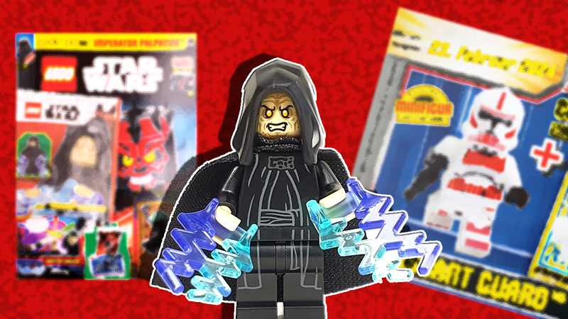 LEGO Star Wars Magazin 105/2024 mit Palpatine Minifigur Titel