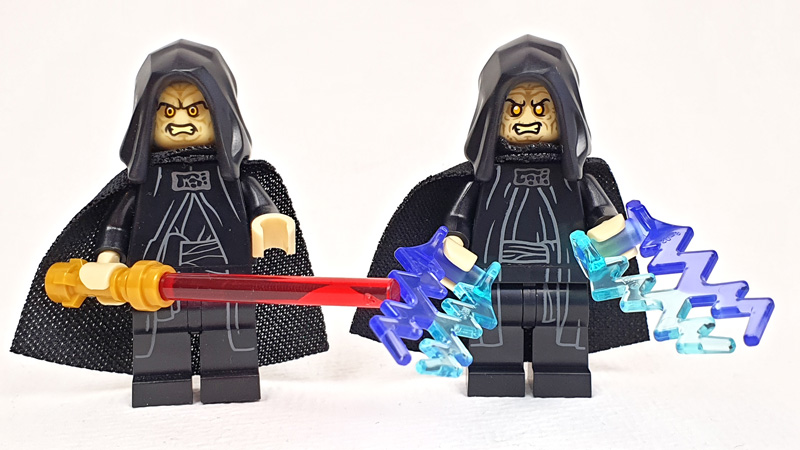 LEGO Star Wars Magazin 105/2024 mit Palpatine Minifigur Vergleich