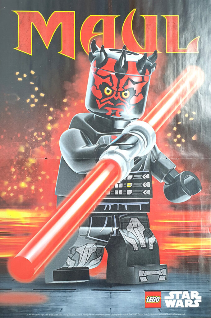 LEGO Star Wars Magazin 105/2024 mit Palpatine Minifigur Poster
