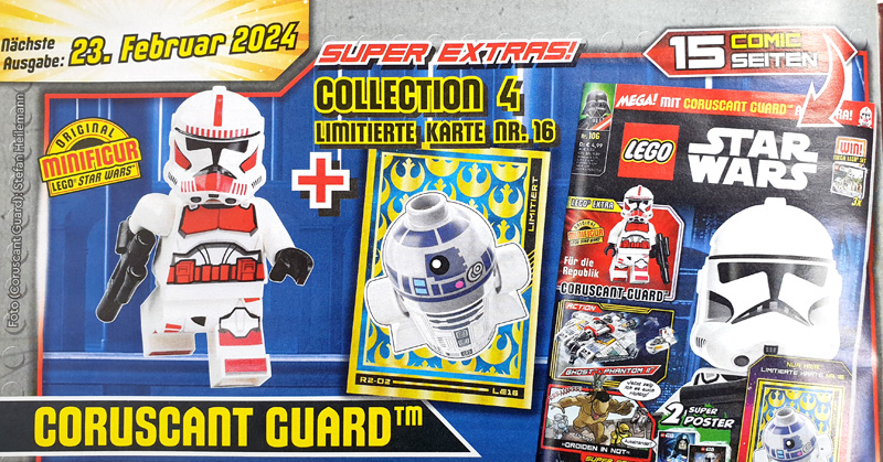 LEGO Star Wars Magazin 105/2024 mit Palpatine Minifigur Vorschau Ausgabe 106