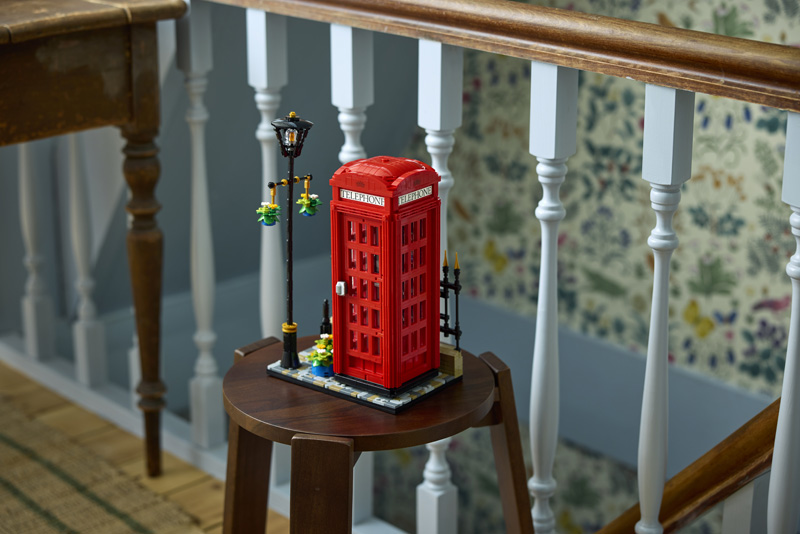 LEGO Ideas 21347 Rote Londoner Telefonzelle Lifestyle Dekoration