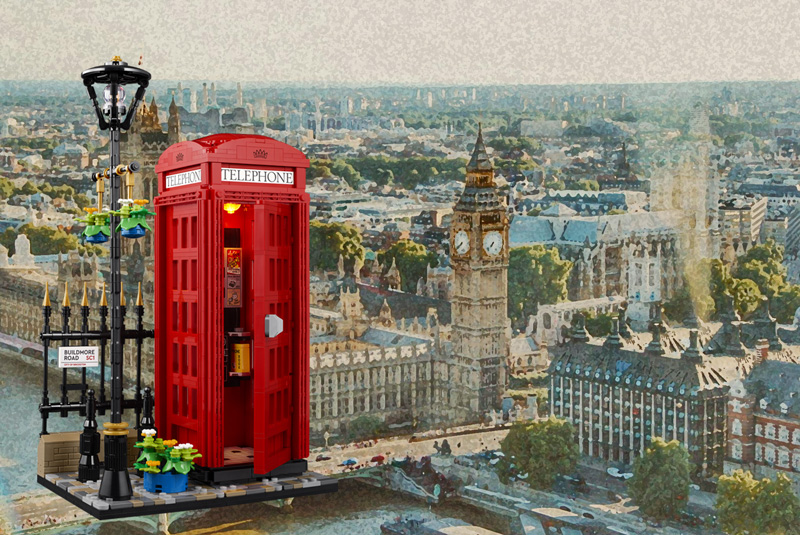 LEGO Ideas 21347 Rote Londoner Telefonzelle Titel