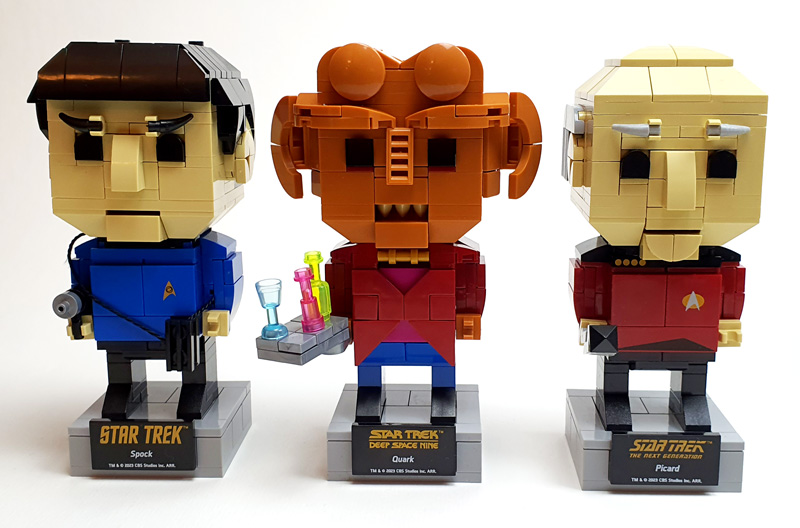 BlueBrixx Star Trek Quark 105704 Vergleich andere Star Trek Brick Buddies