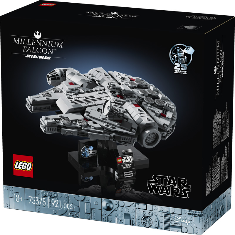 LEGO Millenium Falcon 75375 Box Jubiläum 25 Jahre