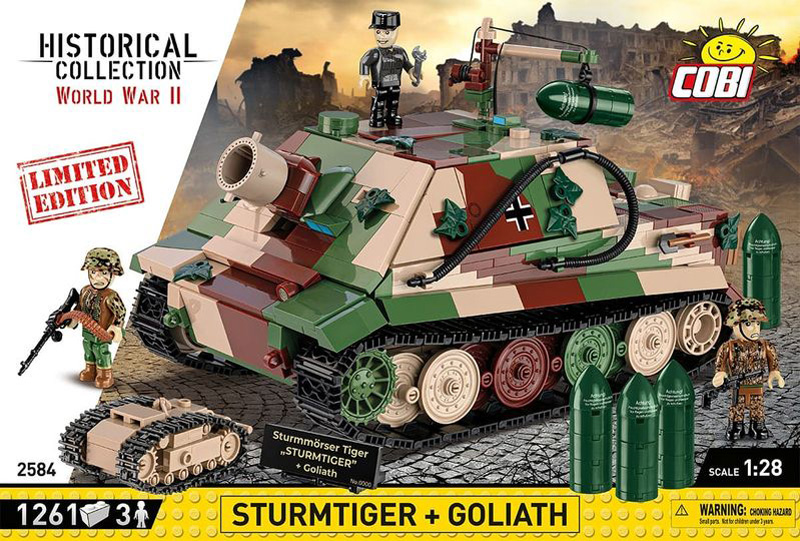 COBI Limited Edition 2584 Sturmtiger + Goliath Box