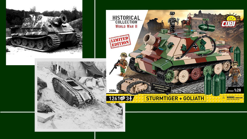 COBI Limited Edition 2584 Sturmtiger + Goliath Titel