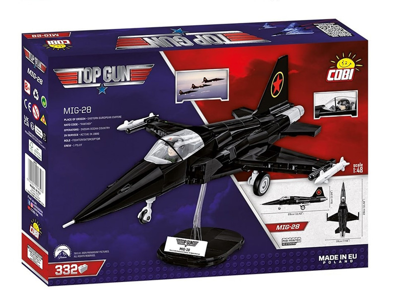 COBI Neuheiten Februar 2024 Mig-28 Top Gun Box hinten 5859