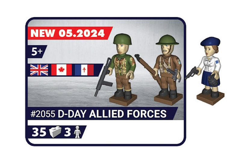 COBI Neuheiten 2024 D-Day Allied Forces 2055
