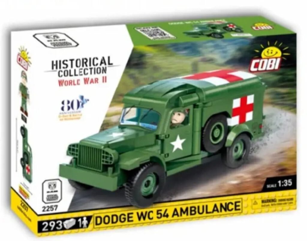 COBI Dodge WC 54 Ambulance 2257 Remake Box D-Day