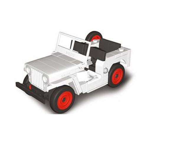 COBI Jeep Willys CJ-2A weiß 24518