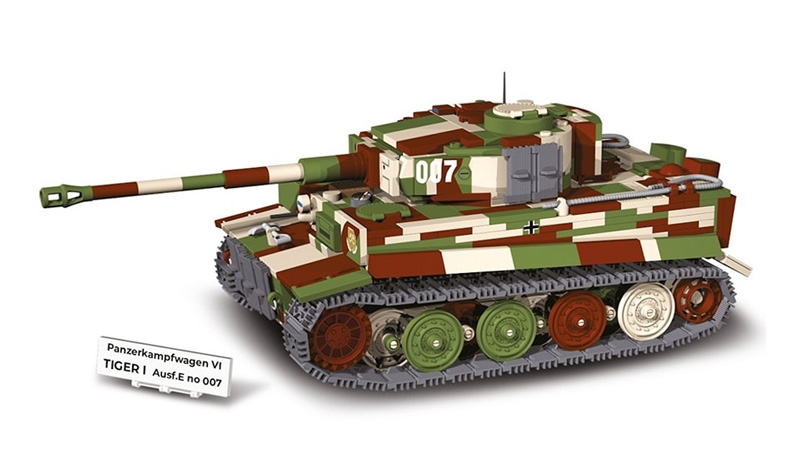 COBI 2587 Panzerkampfwagen VI Tiger Ausf. E No 007