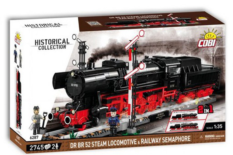 COBI 6287 DR BR Steam Locomotive & Railway Semaphore Box Executive Edition