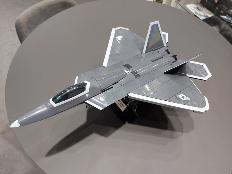 COBI F-22 Raptor 5855 auf der Nürnberger Spielwarenmesse