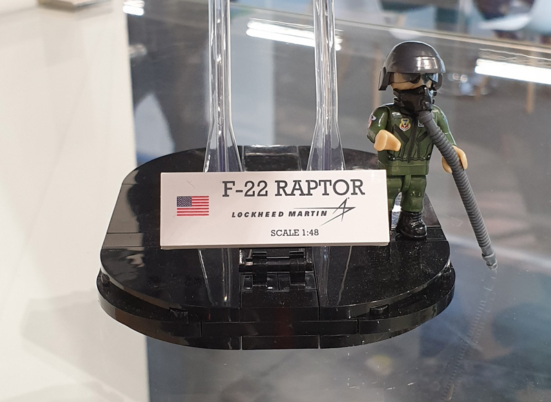 COBI F-22 Raptor 5855 auf der Nürnberger Spielwarenmesse