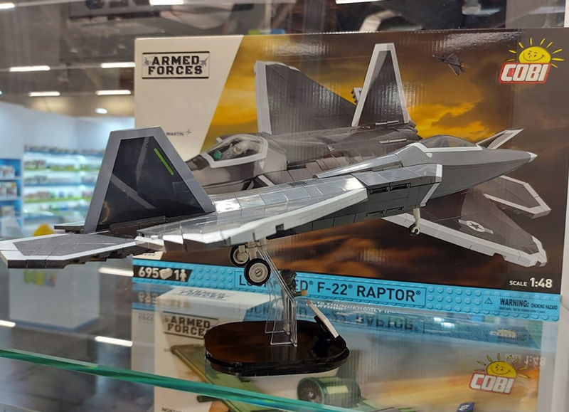 COBI F-22 Raptor 5855 auf der Nürnberger Spielwarenmesse