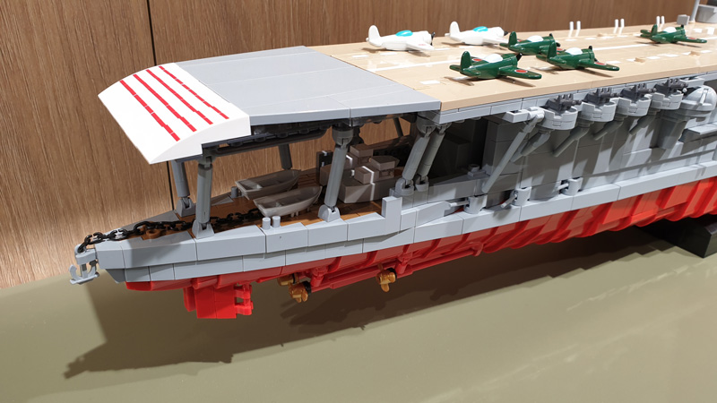 COBI Akagi 4850 4851 Akagi Nürnberger Spielwarenmesse Prototyp Detail Rückseite