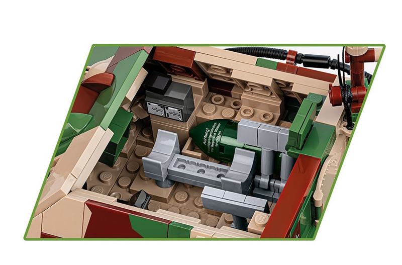 COBI Limited Edition 2584 Sturmtiger + Goliath Detail Motor