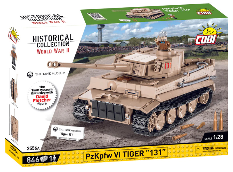 COBI 2556A Panzerkampfwagen VI Tiger I 131 exklusiv David Fletcher Box vorne