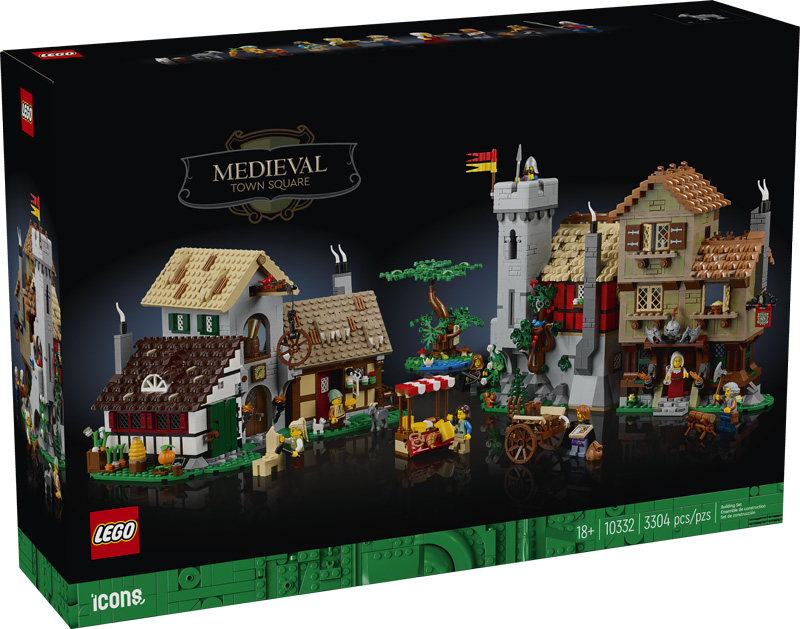 LEGO Mittelalterlicher Stadtplatz 10332 Box Vorderseite