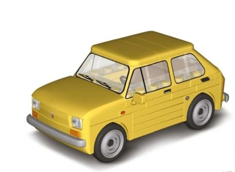 COBI Fiat126p 24530 neues Set