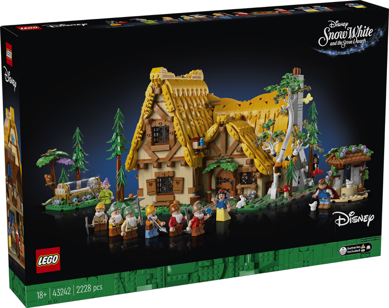 LEGO Schneewittchens Hütte 43242 Box Vorderseite