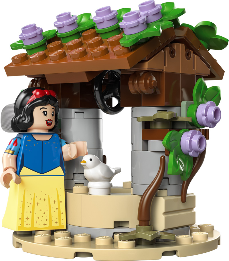 LEGO Schneewittchens Hütte 43242 Detail Brunnen