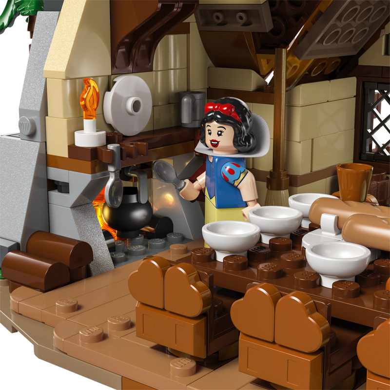 LEGO Schneewittchens Hütte 43242 Szene Minifiguren Schneewittchen